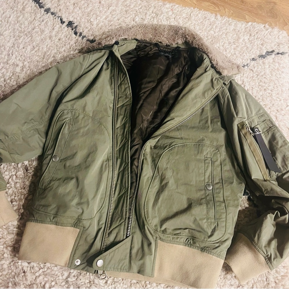 Rag & Bone Olive Bomber Jacket